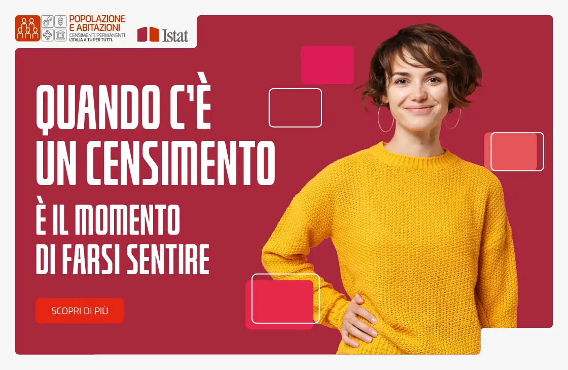 Il Censimento permanente della popolazione e delle abitazioni inizierà il 6 ottobre e terminerà il 23 dicembre 2025.